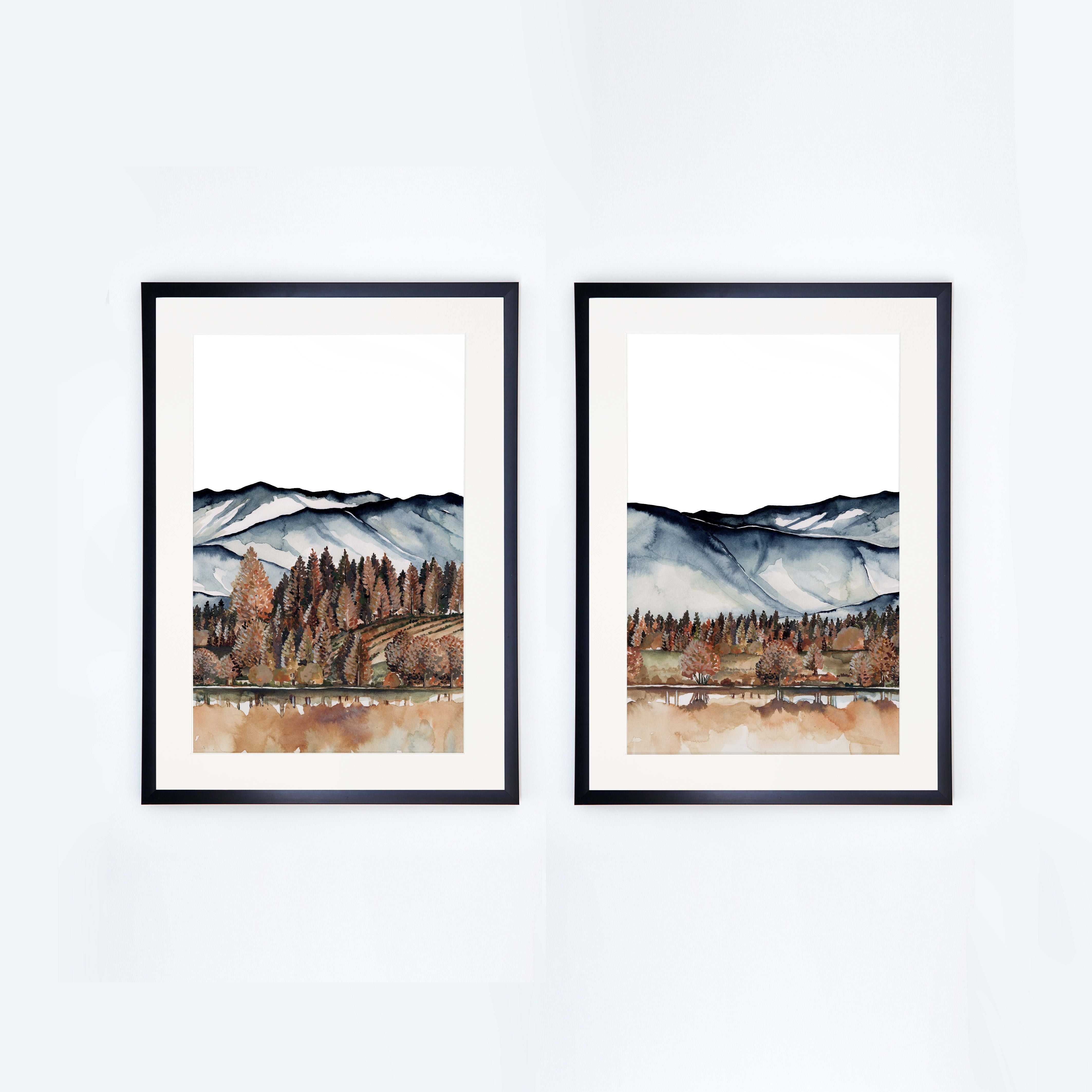 Turquoise Lake Pair