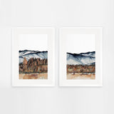 Turquoise Lake Pair