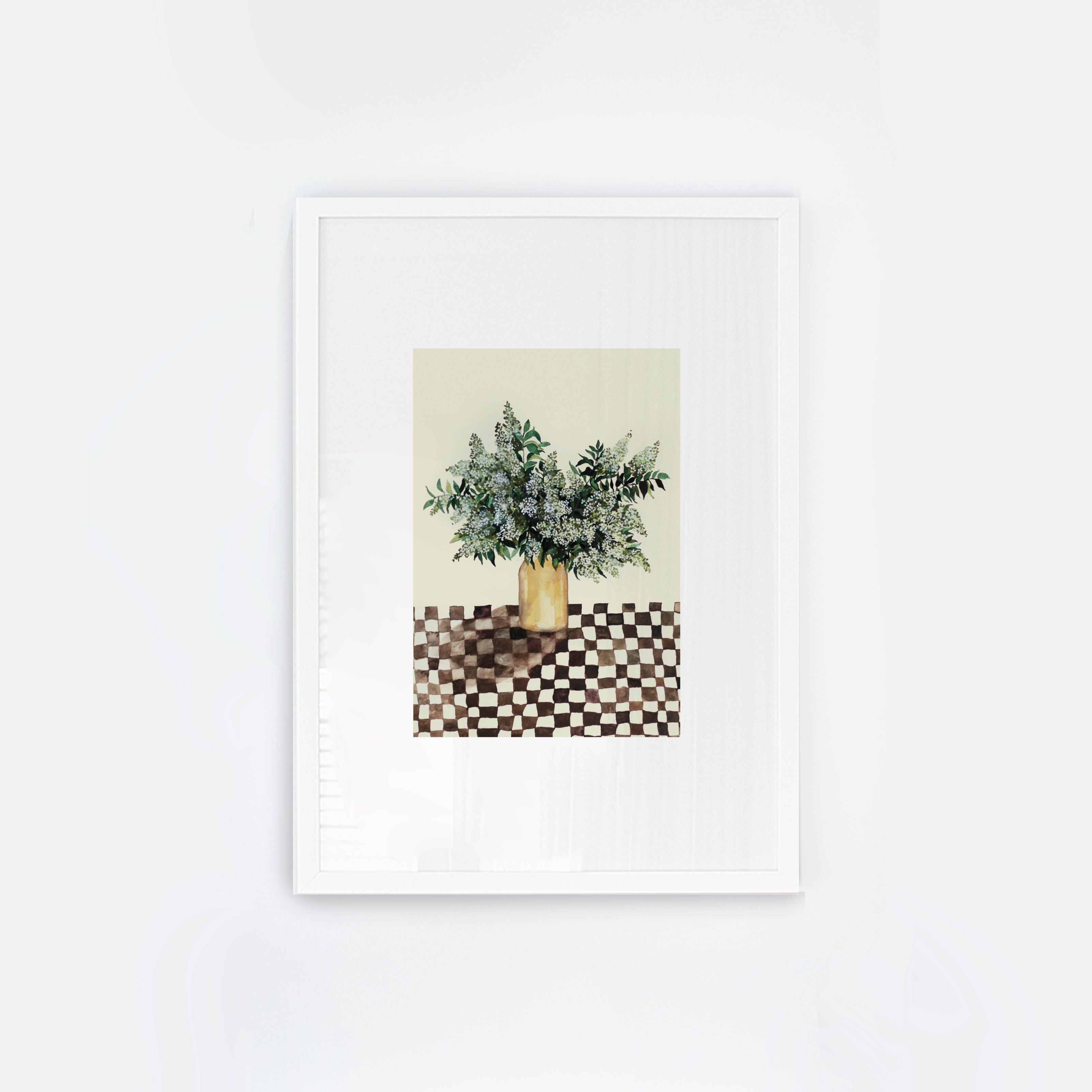 French Hydrangeas Vase